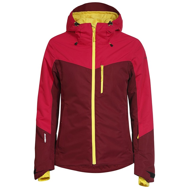 Ski jacket Icepeak Kate Woman burgundy | EN