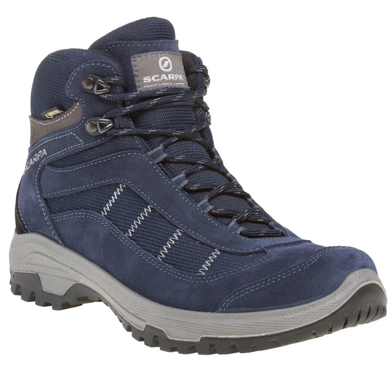 Trekking shoes Scarpa Bora Gtx Man blue | EN