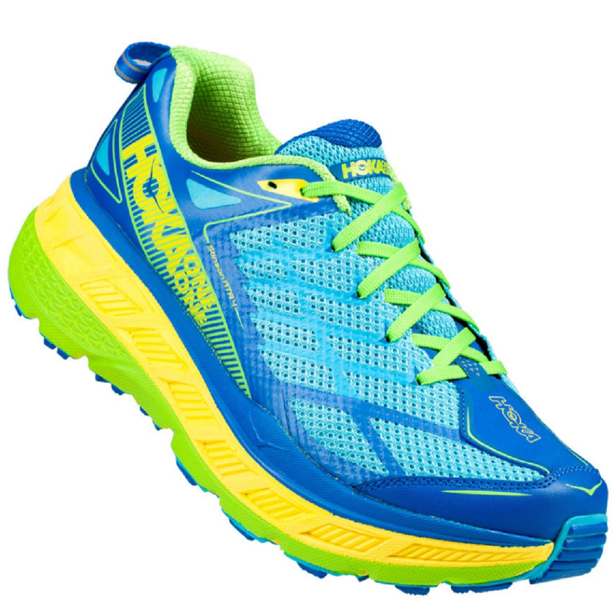 Chaussures Trail Running Hoka One One Stinson ATR 4 Homme Bleu Clair | FR