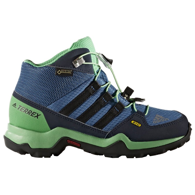 Scarpe trekking Adidas Terrex Swift Gtx Mid Bambino verde-blu | IT