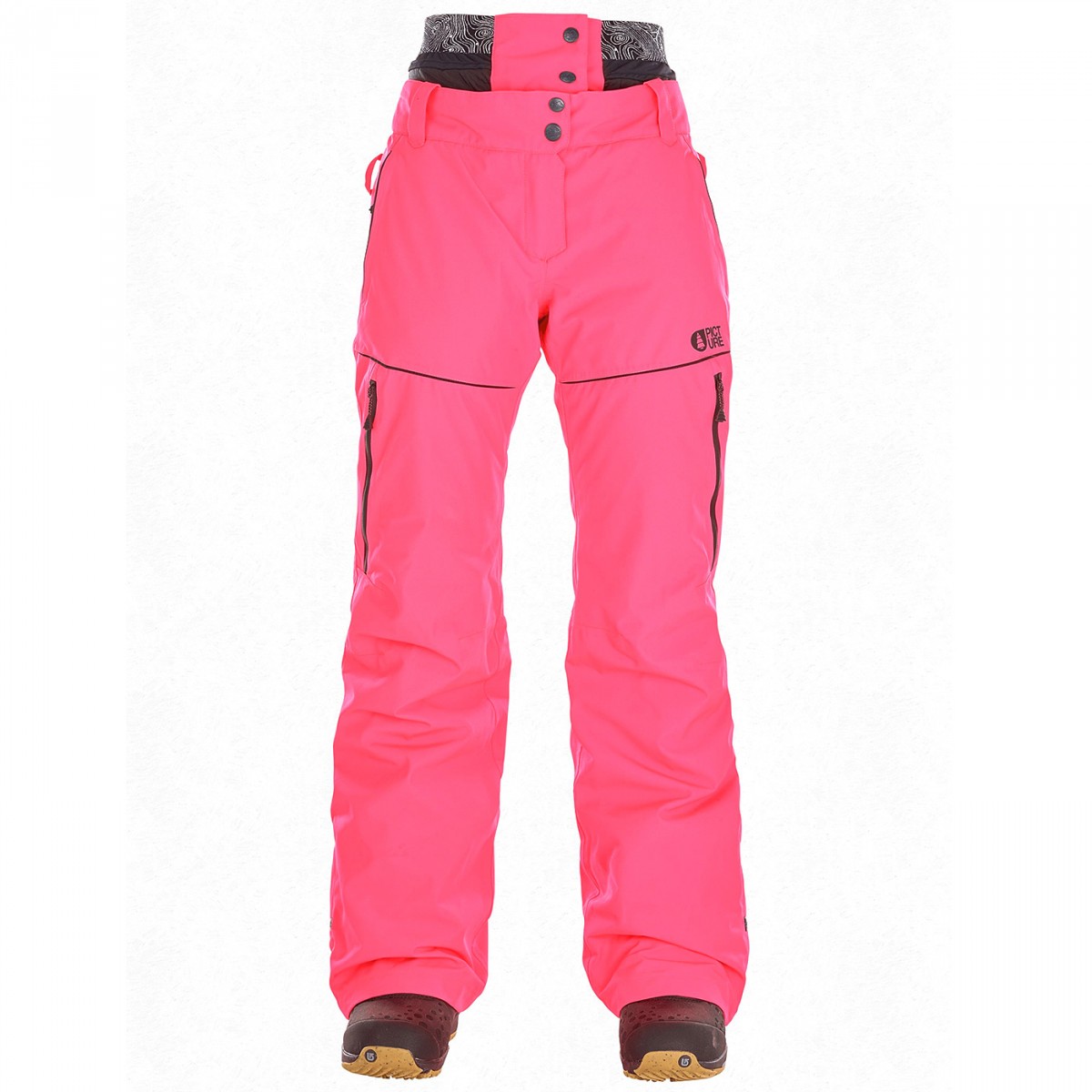 Pantalones esquí freeride Picture Exa Mujer rosa fluo ES