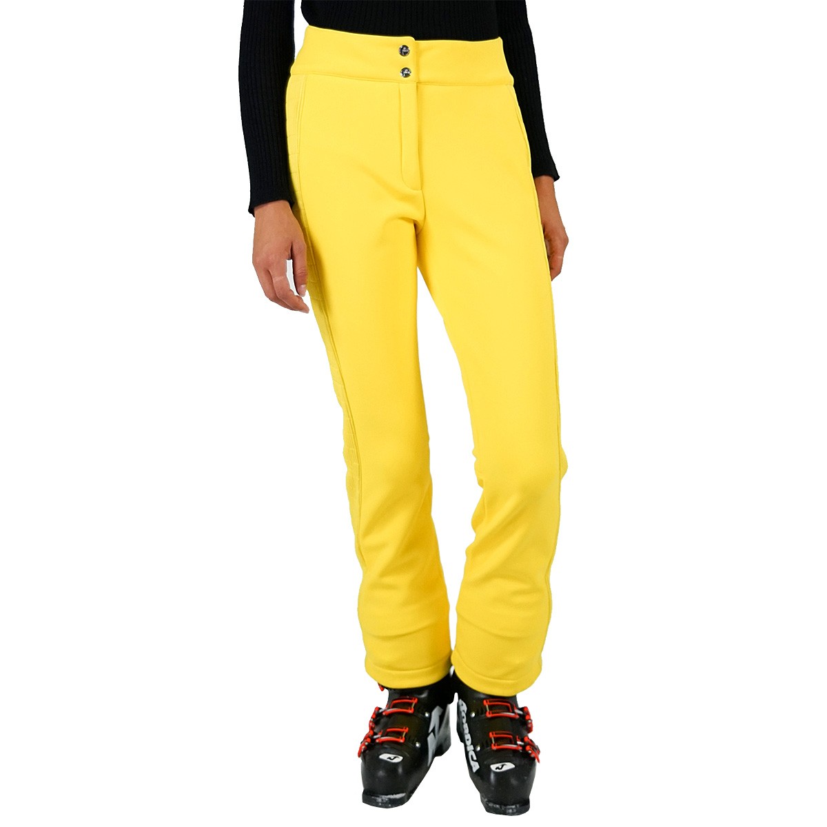 north face yellow ski pants