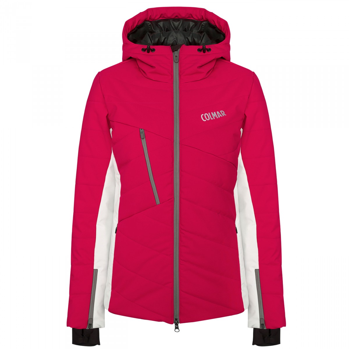 Ski jacket Colmar Lake Louise Woman red-grey | EN