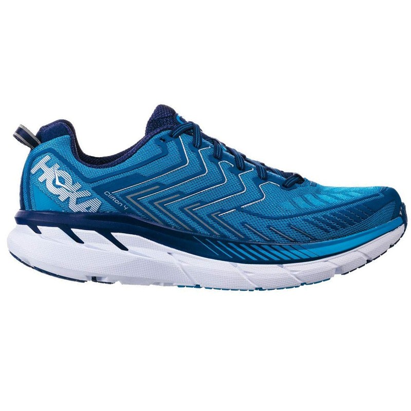 Trail running shoes Hoka One One Clifton 4 Man light blue | EN