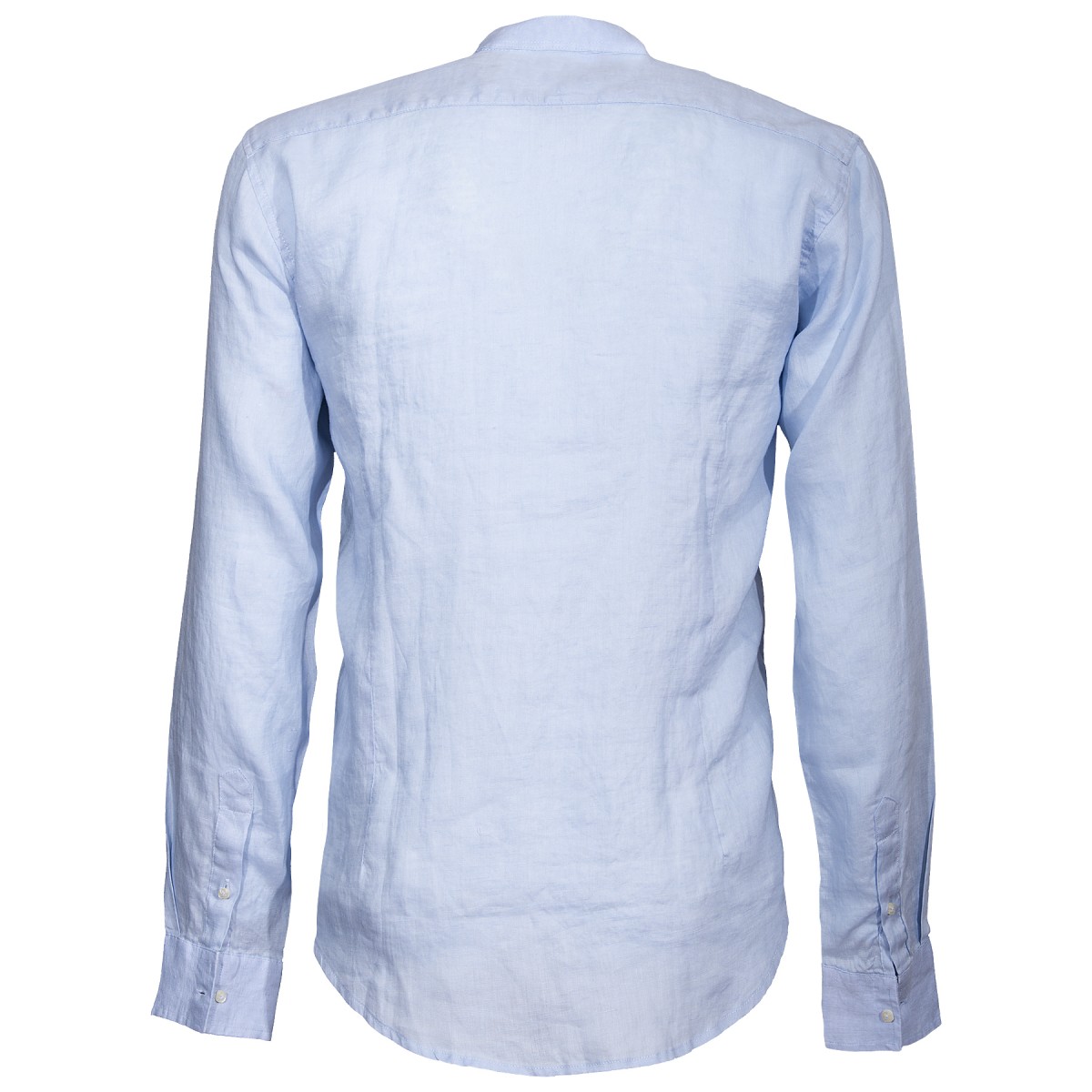 Shirt Canottieri Portofino Korean neck Man light blue | EN