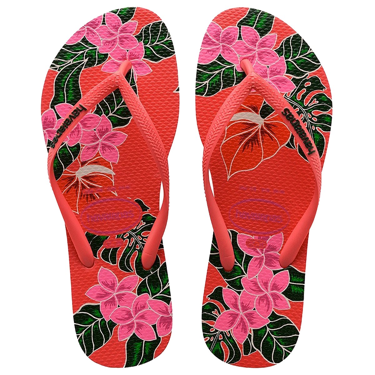 havaianas slim floral dots