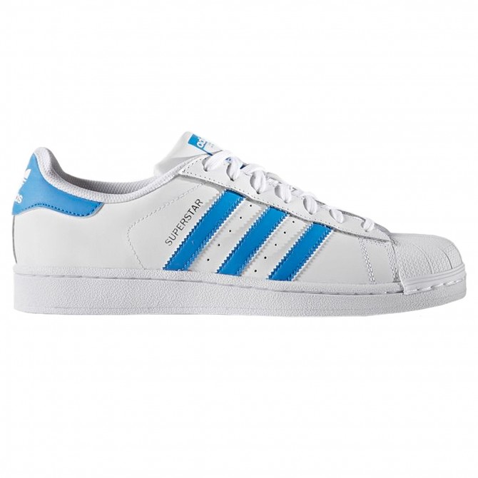 Sneakers Adidas Superstar white-light blue