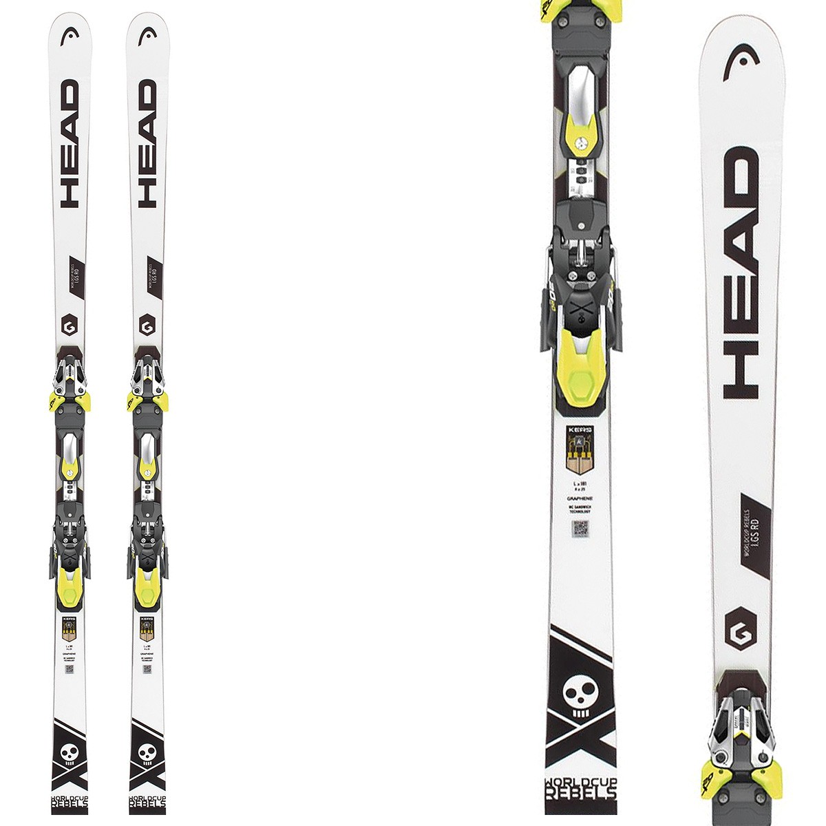 Ski Head WC Rebels i.GS RD + bindings Freeflex Evo 14x Brake 85 | EN