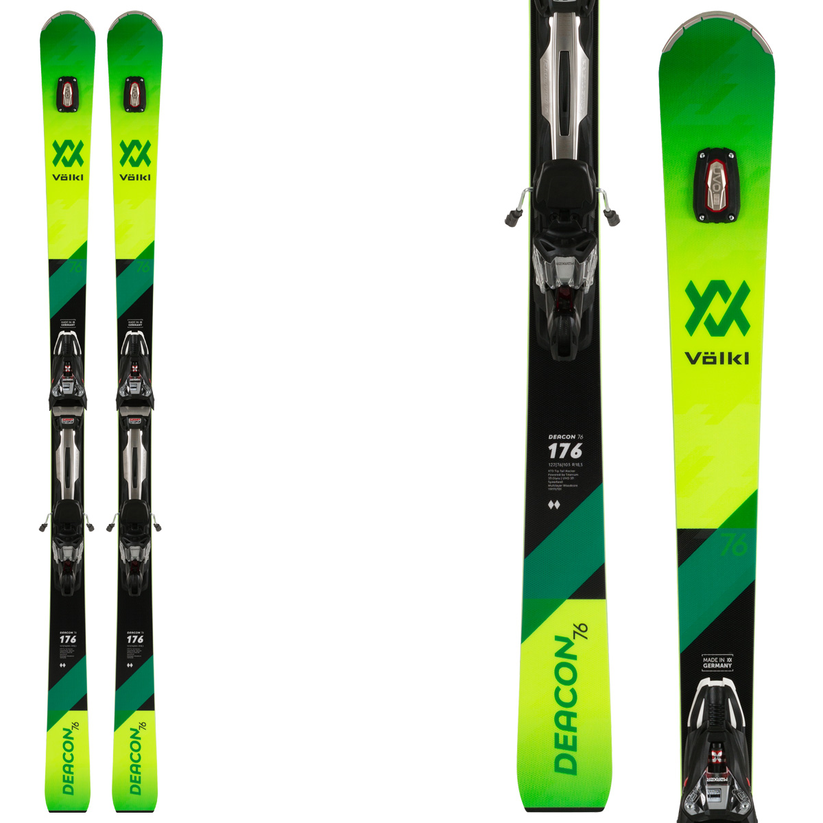 Ski Völkl Deacon 76 + RMotion 12 bindings | EN