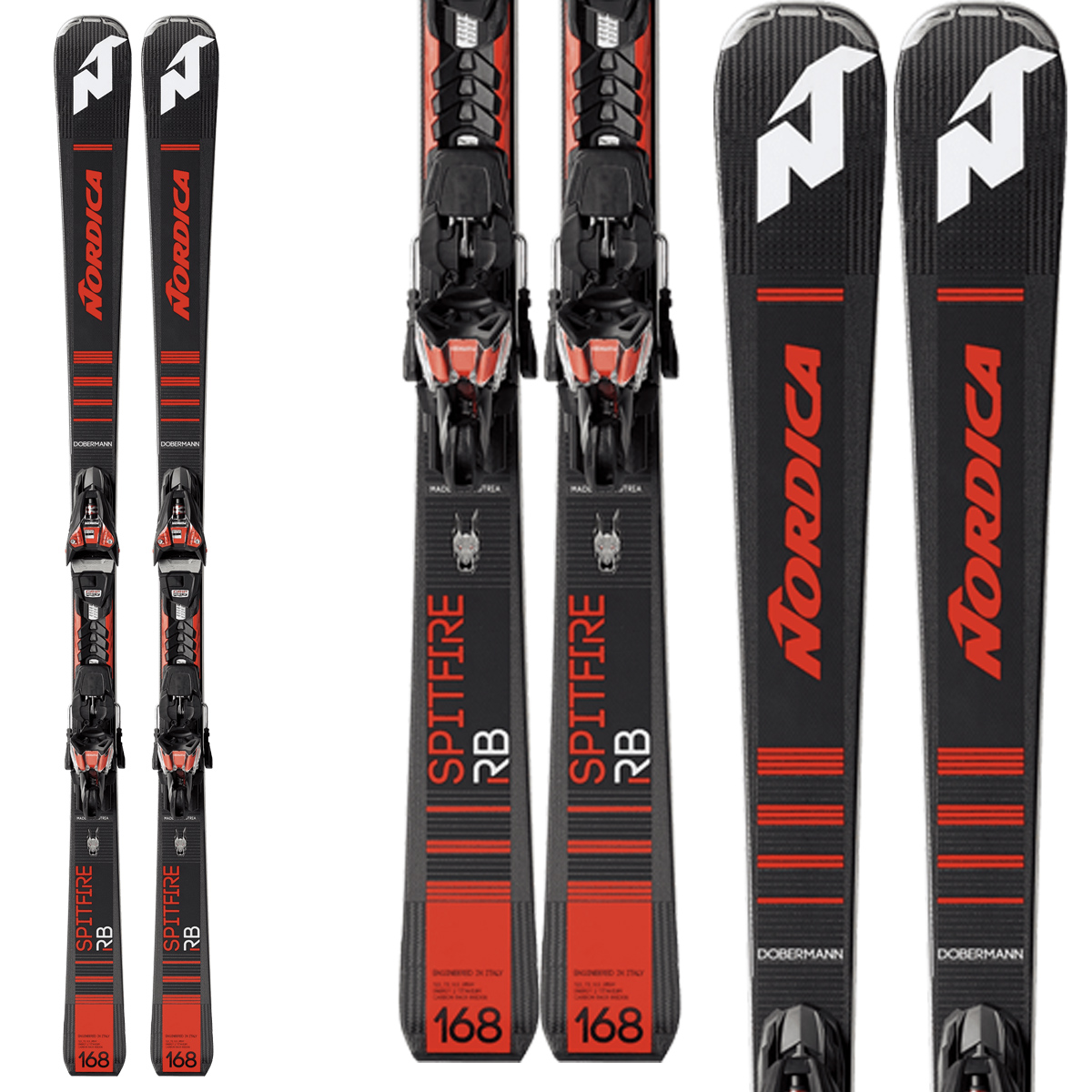 Skis Nordica Spitfire Rb + bindings Xcell 12 Fdt EN