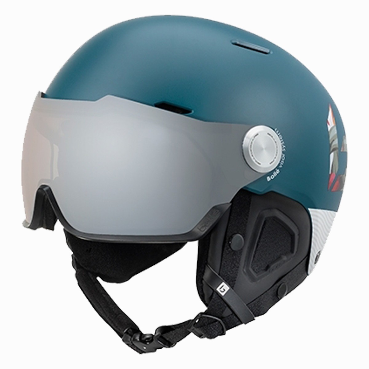 Bolle Might Visor Premium Navy Ski Helmet | EN