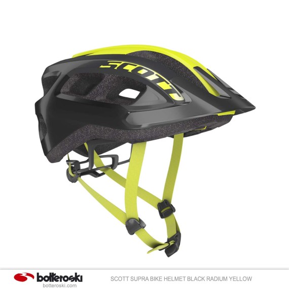 Casco Bike Scott Supra yellow fluorescent