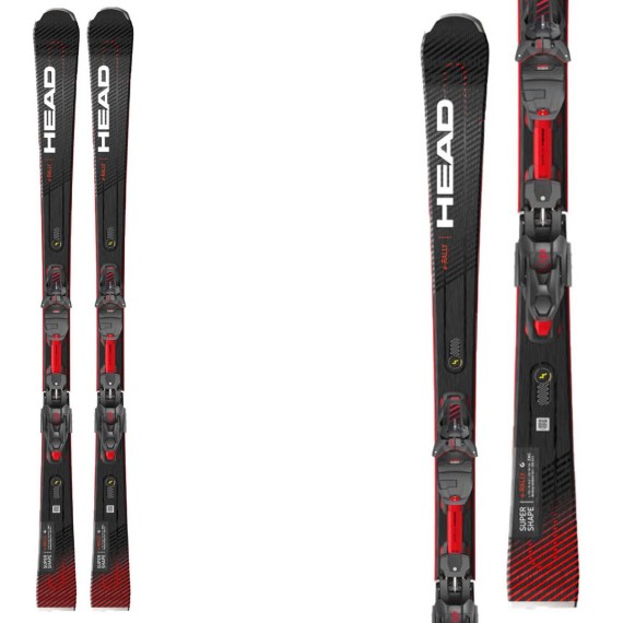 Ski Head Supershape E-Rally avec fixations PRD 12 gw br 85