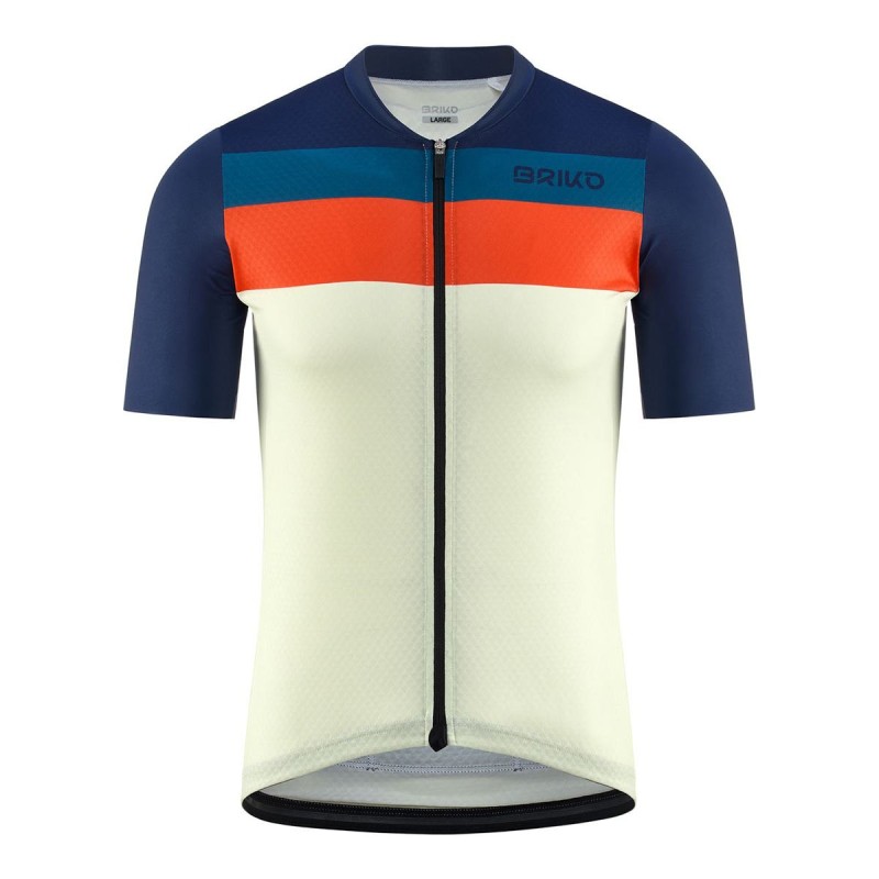 T-shirt ciclismo Briko Jerseyko Stripe