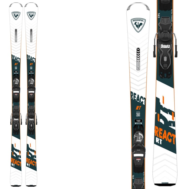 Rossignol React RT ski with Xpress 11 bindings EN