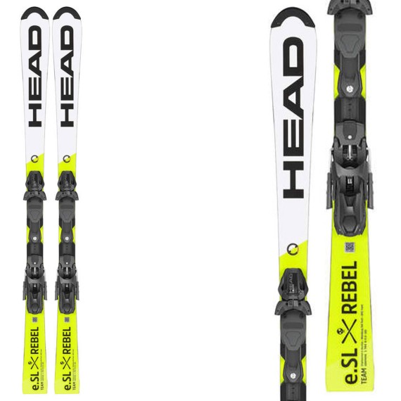 Sci Head WCR e SL Rebel Team con attacchi Freeflex 11 Race HEAD