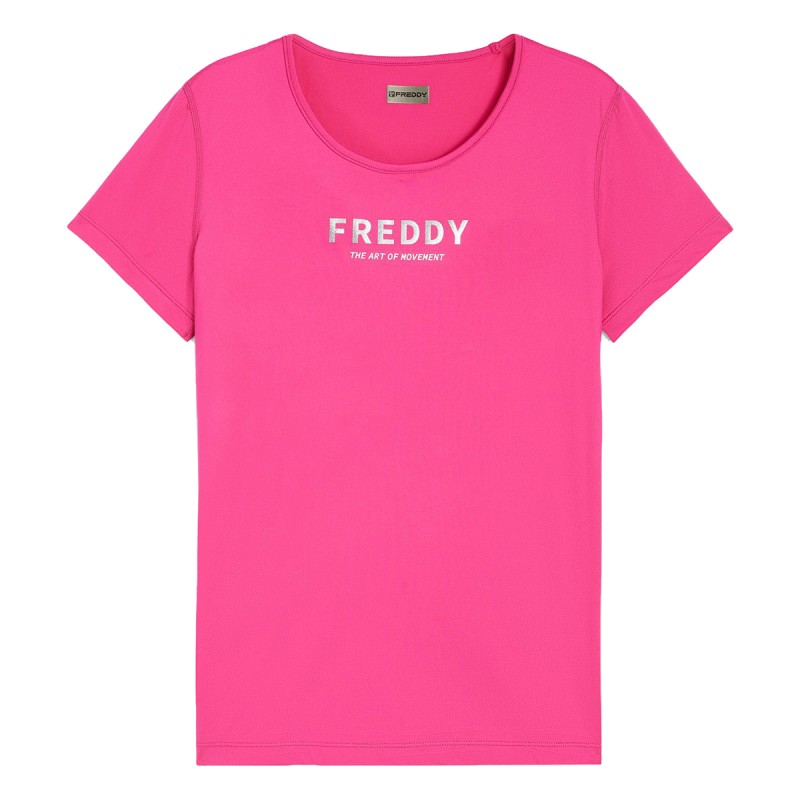 FREDDY T-shirt sportiva Freddy in tessuto tecnico traspirante