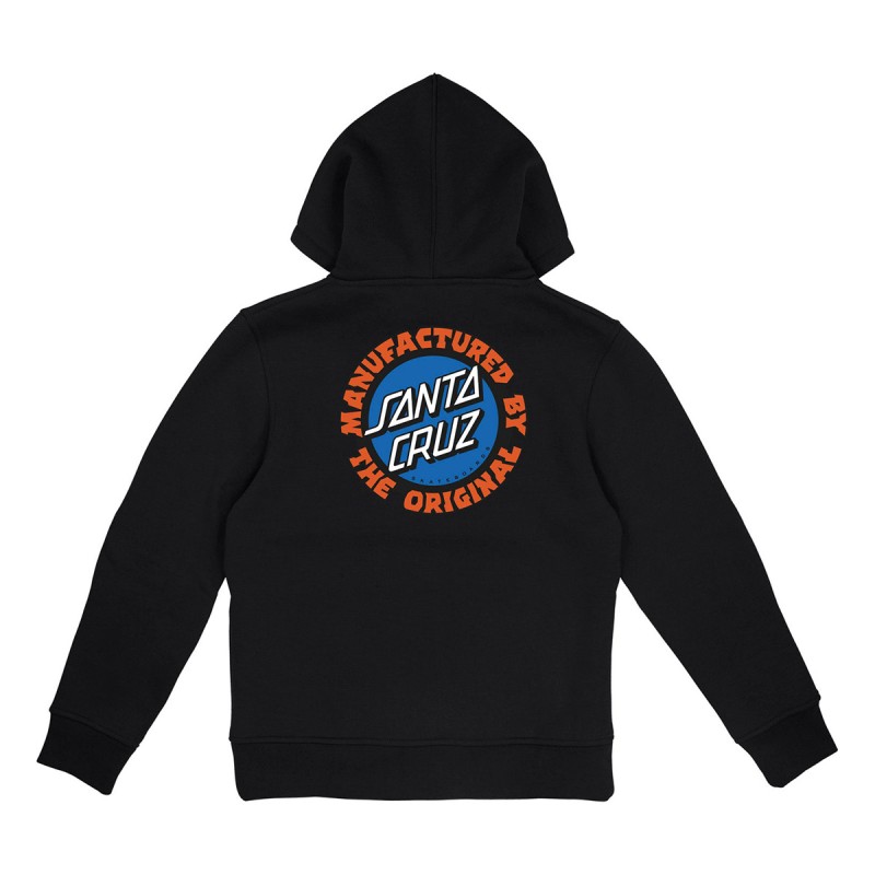 SANTA CRUZ Santa Cruz Speed MFG Dot Youth Black Hoodie