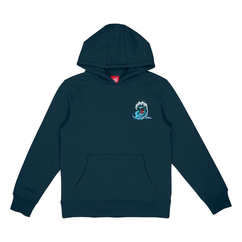 SANTA CRUZ Sweat à capuche Santa Cruz Screaming Wave Youth Tidal Teal