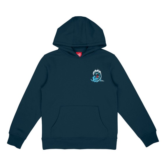 SANTA CRUZ Santa Cruz Screaming Wave Youth Tidal Teal Hoodie