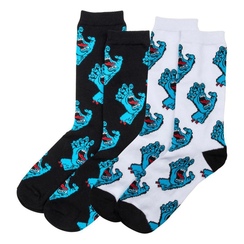 SANTA CRUZ Santa Cruz Youth Multi Hand 2-Pack Socks