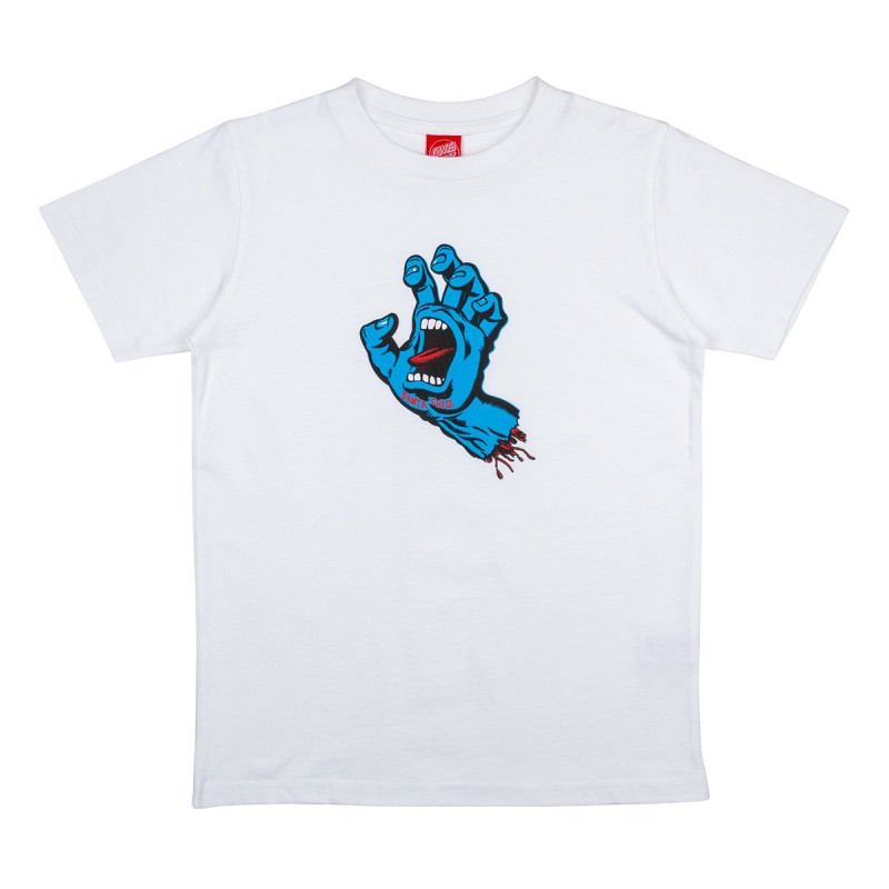 SANTA CRUZ Camiseta Santa Cruz Youth Screaming Hand White