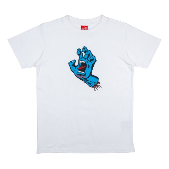 SANTA CRUZ Santa Cruz Youth Screaming Hand White T-shirt