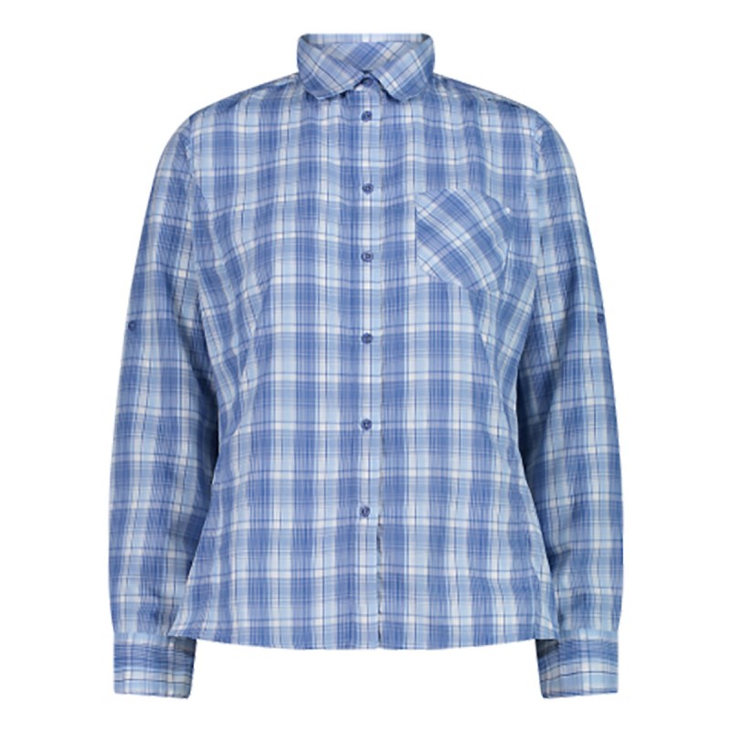 CMP CMP W Long-Sleeve Check Pattern Shirt