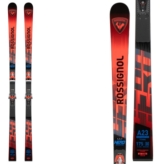 ROSSIGNOL Esquì Rossignol Hero Athelete GS R22 con fijaciones SPX 12