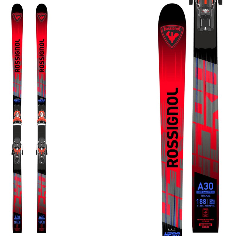 ROSSIGNOL Rossignol Hero Athlete FIS GS Factory Skis with PX 18 bindings