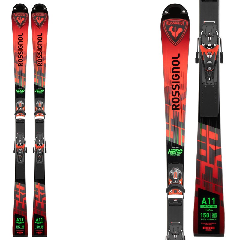 ROSSIGNOL Ski Rossignol Hero Athlete SL avec fixations SPX 12