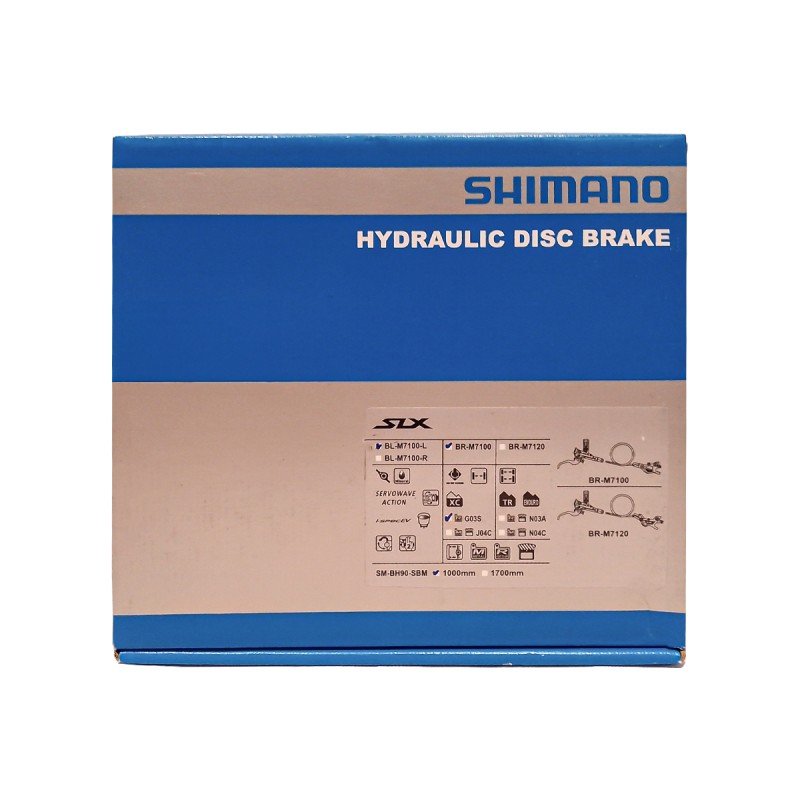 SHIMANO Kit de freno de disco Shimano SLX BL-M7100 BR-M7120