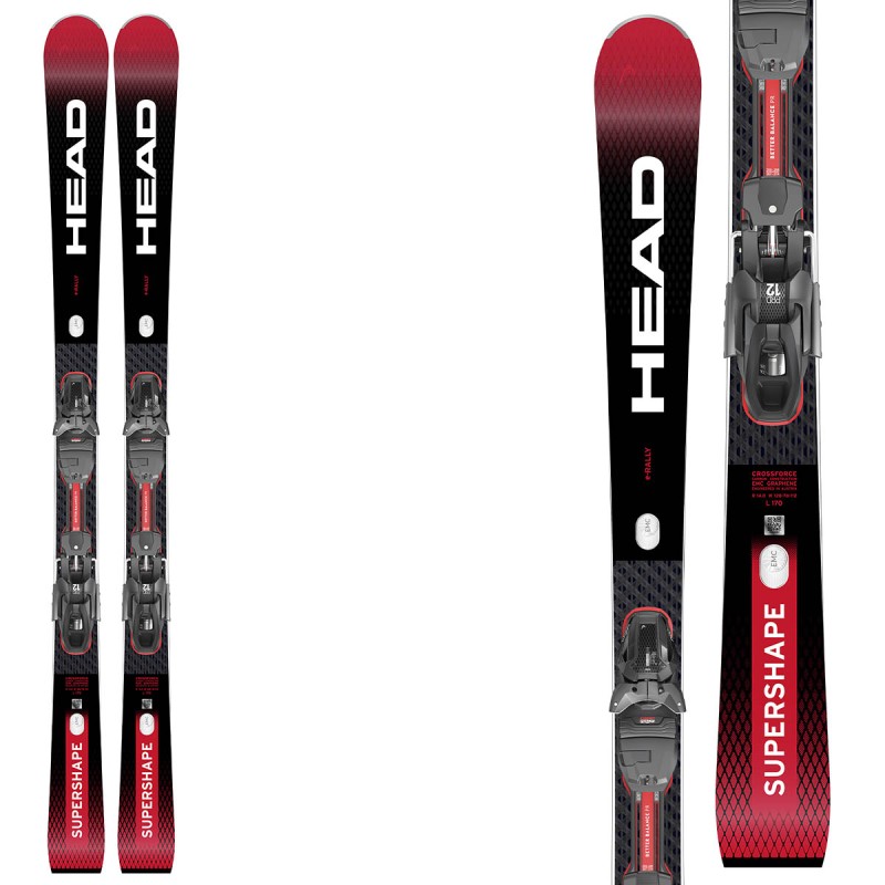 HEAD Head Supershape e-Rally SW Skis with PRD 12 GW bindings