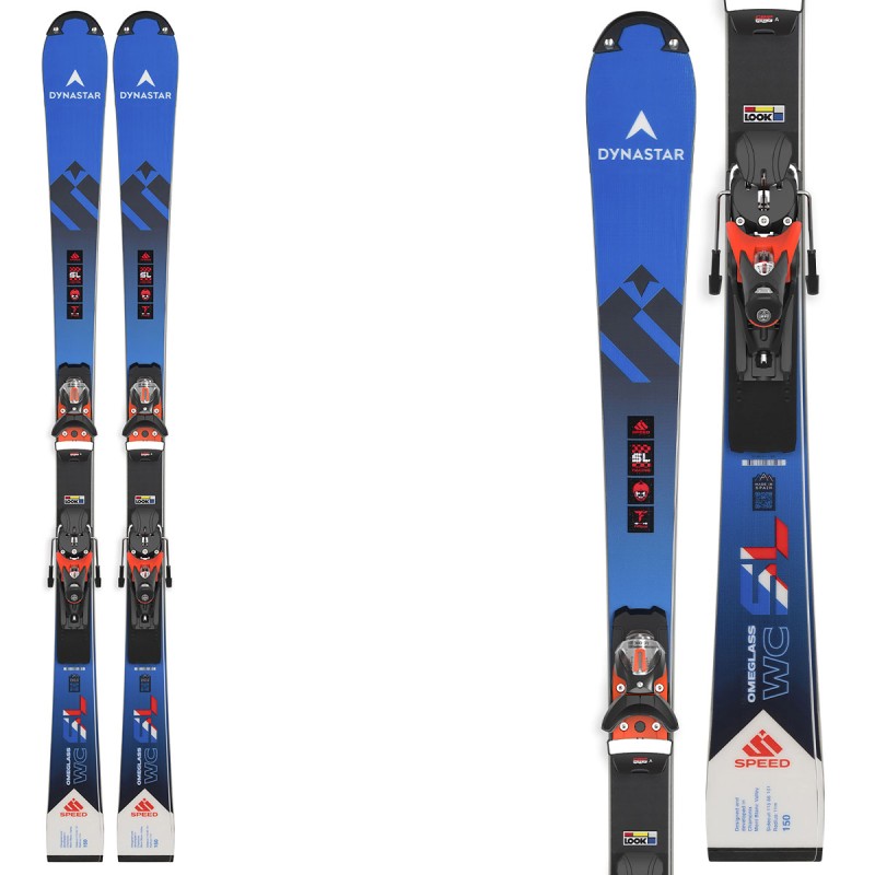 DYNASTAR Dynastar Speed Omeglass WC SL R22 Skis with SPX12 bindings