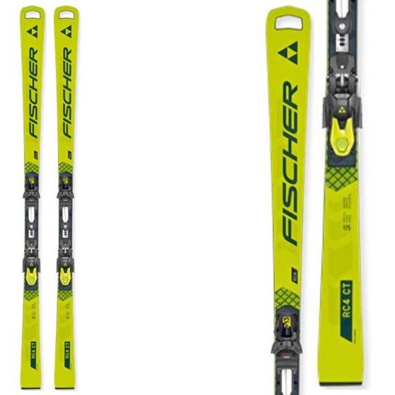 FISCHER Fischer RC4 WC CT M-Plate Skis with RC4 Z13 FF bindings