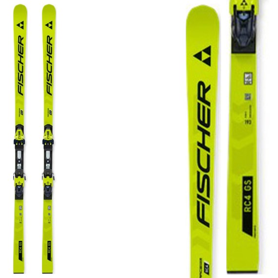 FISCHER Skis Fischer RC4 WC GS Man Plate avec fixations RC4 Z17 ST