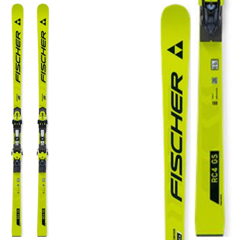 FISCHER Fischer RC4 WC GS Woman Plate Skis with RC4 Z bindings