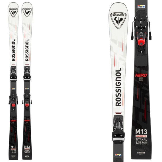 Sci Rossignol Hero Master ST R22 con attacchi SPX 15 ROSSIGNOL Race carve - sl - gs