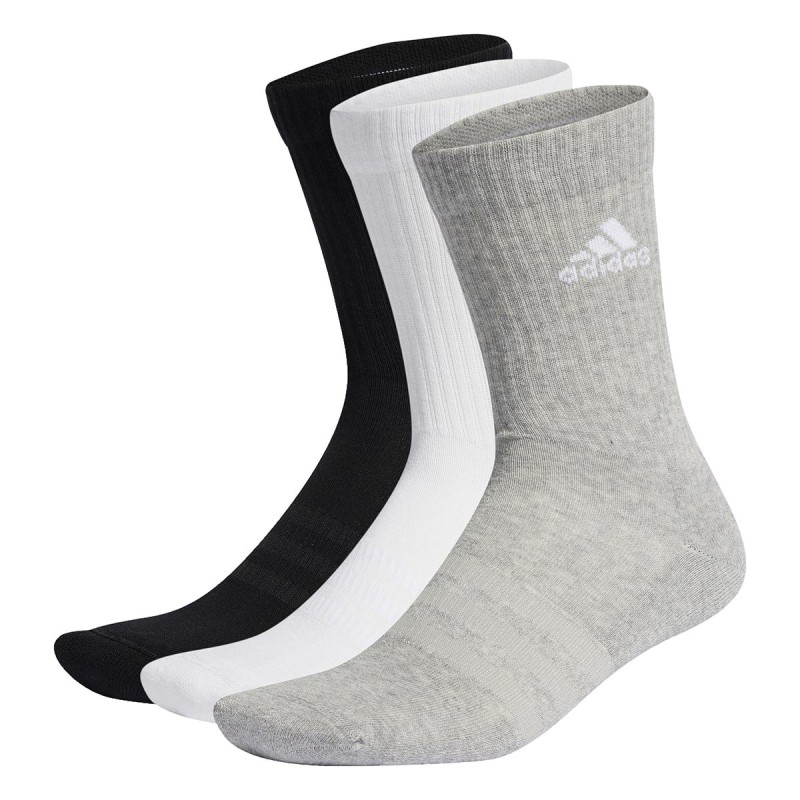 ADIDAS 3-Pack Adidas Cushioned Multicolor Socks