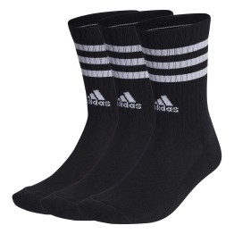 ADIDAS Lot de 3 Chaussettes Adidas 3-Stripes Cushioned Black