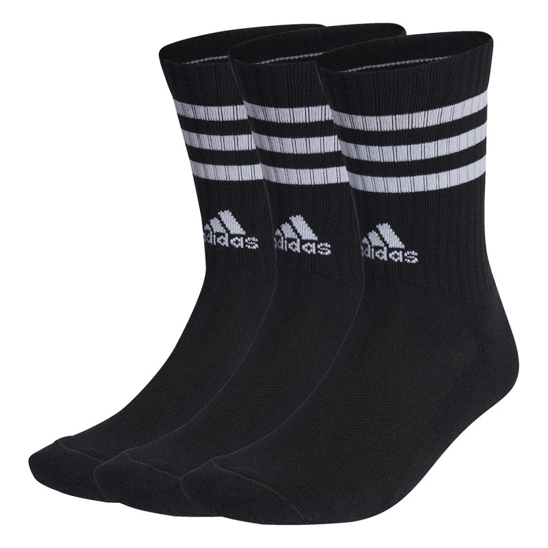 ADIDAS Paquete de 3 Calcetines Adidas 3-Stripes Cushioned Black