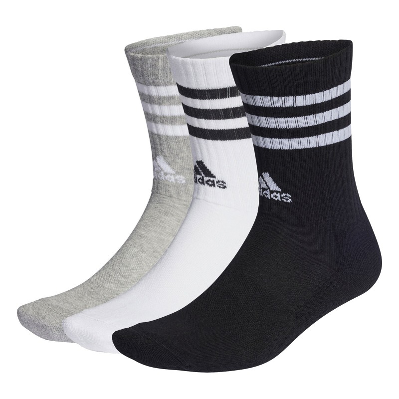 ADIDAS 3-Pack Adidas 3-Stripes Cushioned Multicolor