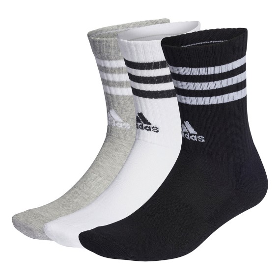 ADIDAS Lot de 3 Chaussettes 3-Stripes Cushioned Multicolor