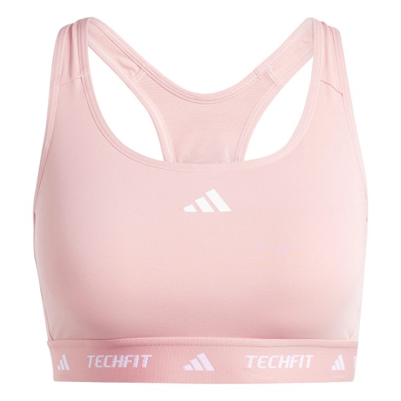 ADIDAS Reggiseno sportivo Adidas Techfit Medium-Support Pink