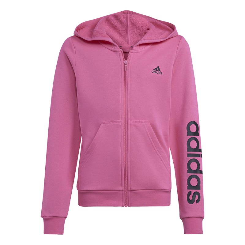 ADIDAS Felpa con cappuccio Adidas Essentials Linear Logo Zip Up Junior