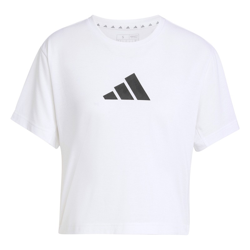 ADIDAS Adidas Train Essentials Big Logo Performance White Training T-Shirt