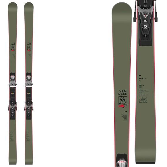 VAN DEER Skis Van Deer 21 PRO R22 WC avec fixations SPX 12 GW