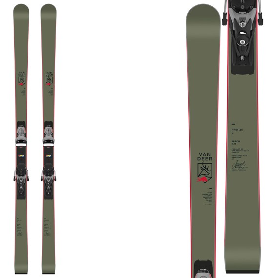 VAN DEER Skis Van Deer 21 PRO R22 WC avec fixations SPX 15