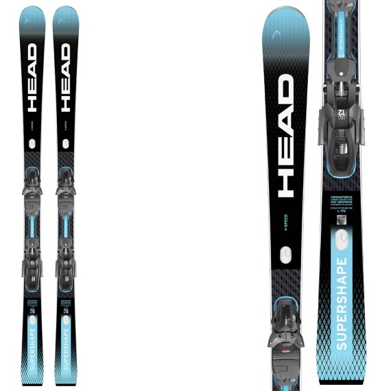 HEAD Head Supershape e-Speed SW Skis with PRD 12 GW bindings