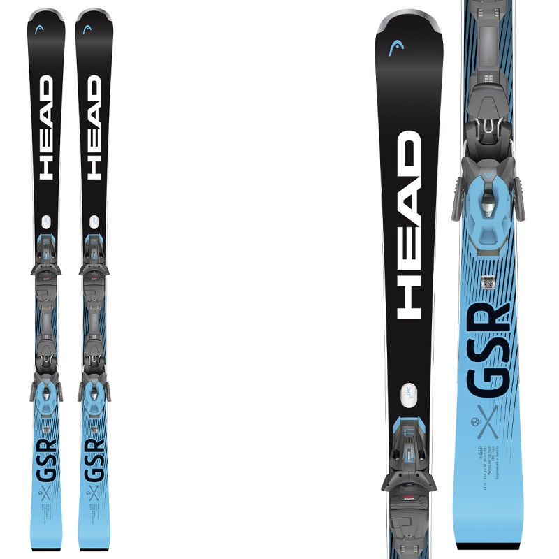 HEAD Head Worldcup Rebels e.GSR Skis with PR 11 GW bindings